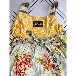 Matilda Jane Platinum 1/1 RARE Knot Dress Size 6 Floral Tie Back
